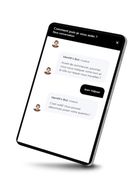 Application personnalisée sur tablette dans le secteur de l'industrie